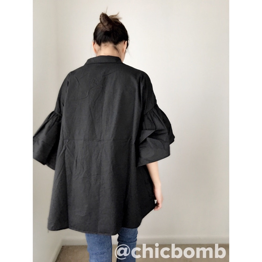 Zephyr flounce hem top. - Picture 3 of 6